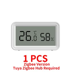 Smart WiFi/Zigbee Temperature and Humidity Sensor for Home Automation with App Integration (Zigbee Version)