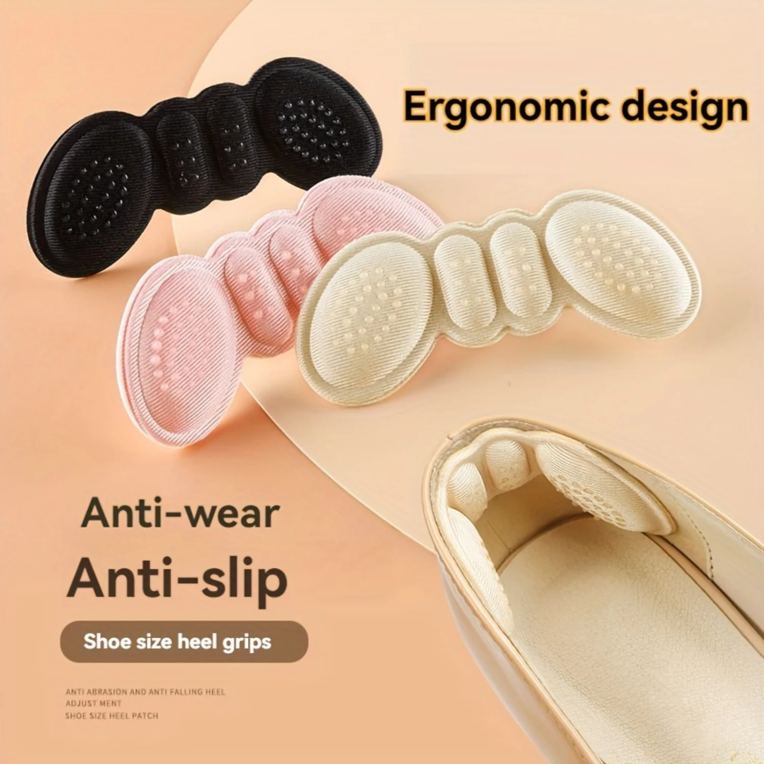 12pcs Heel Pads for Shoes Too Big Shoe Inserts Heel Grips Protectors Blisters Pain Make Shoes Fit Tight