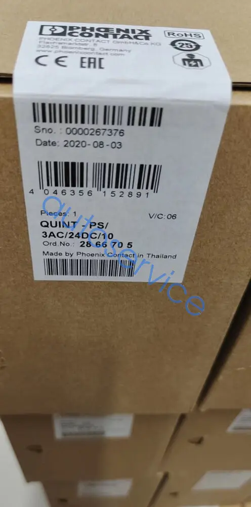 

New Phoenix Contact Power Supply QUINT-PS/3AC/24DC/10 2866705