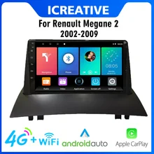 

2 Din Car GPS Navigation Multimedia Video Player For Renault Megane 2 2002-2009 Android FM Wifi/4G Apple Carplay Android Auto