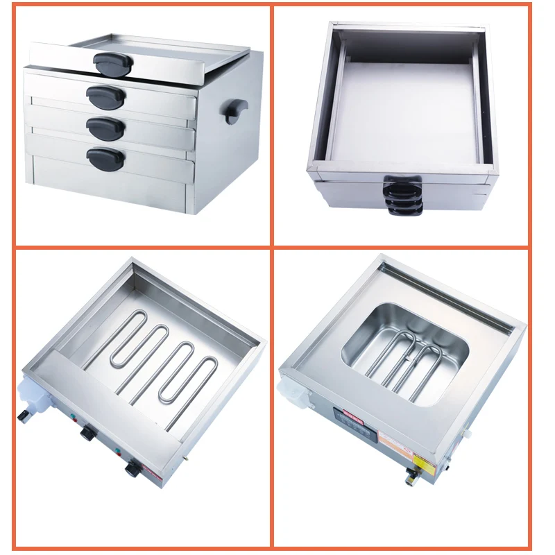 3 Layers Electric Steamer Drawer Type Multifunction Steamer Steamed Vermicelli Roll Rice Noodle Steaming Machine 4