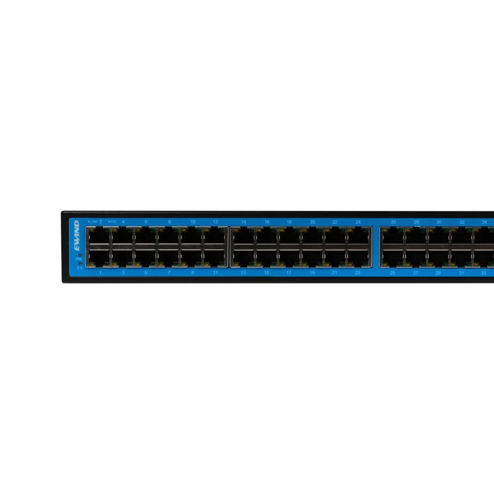 레이어 2 관리 네트워크 스위치, 1000mbps Poe 스위치, 48 포트, 4x10 GSFP + 파이버 포트 관리 스위치 Poe