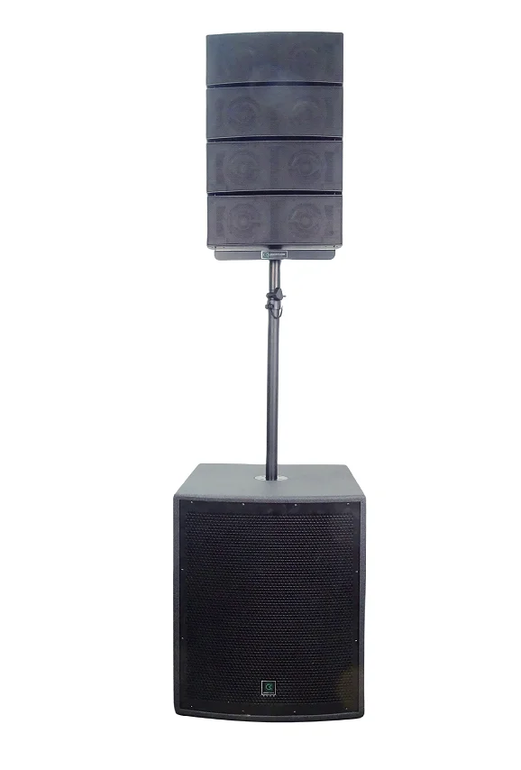 Active Column Speaker Built with DSP 18inch Professional Active pa Speaker System, Powerful Sub and Line Array System