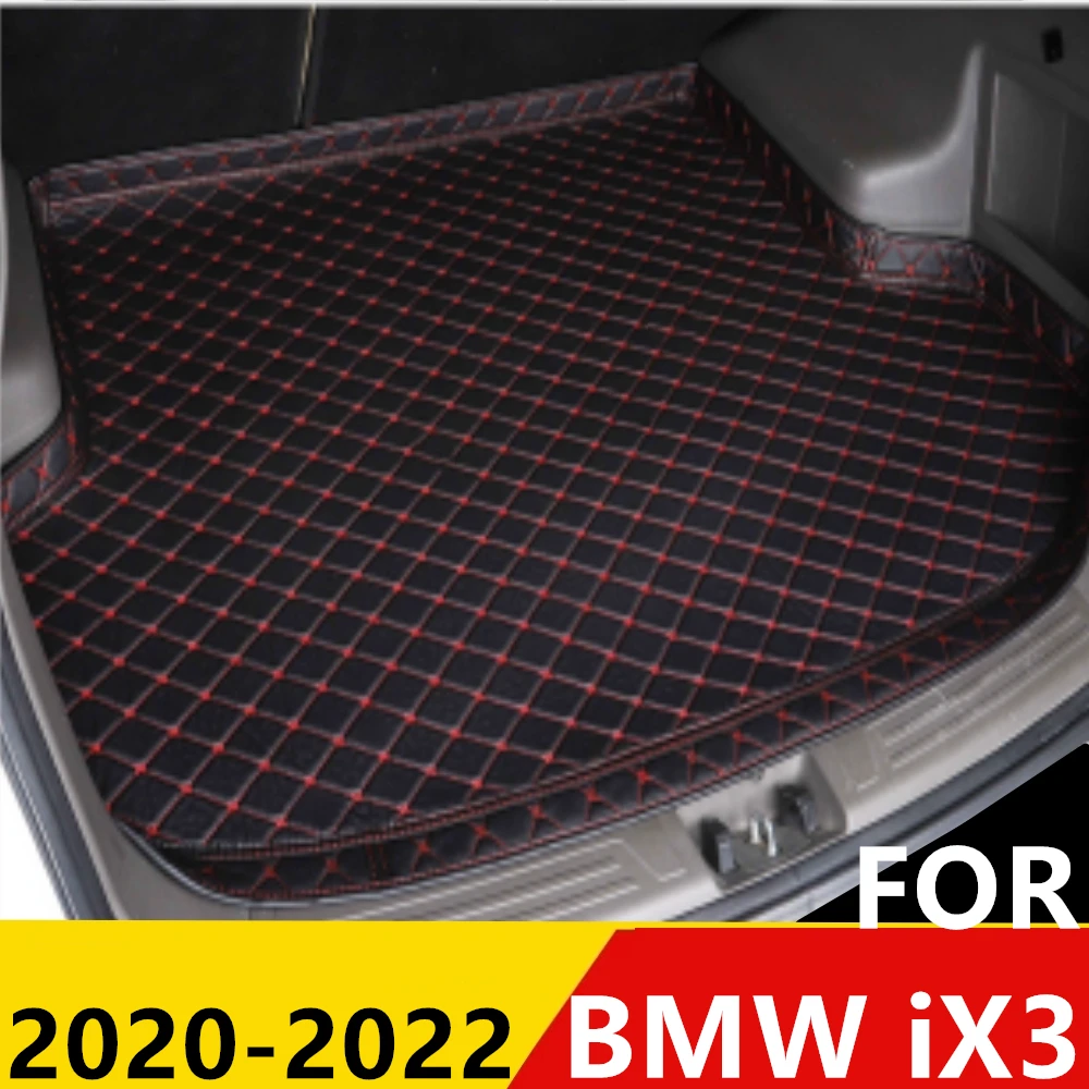 Car Trunk Mat For BMW iX3 2020 2022 All Weather XPE High Side Rear