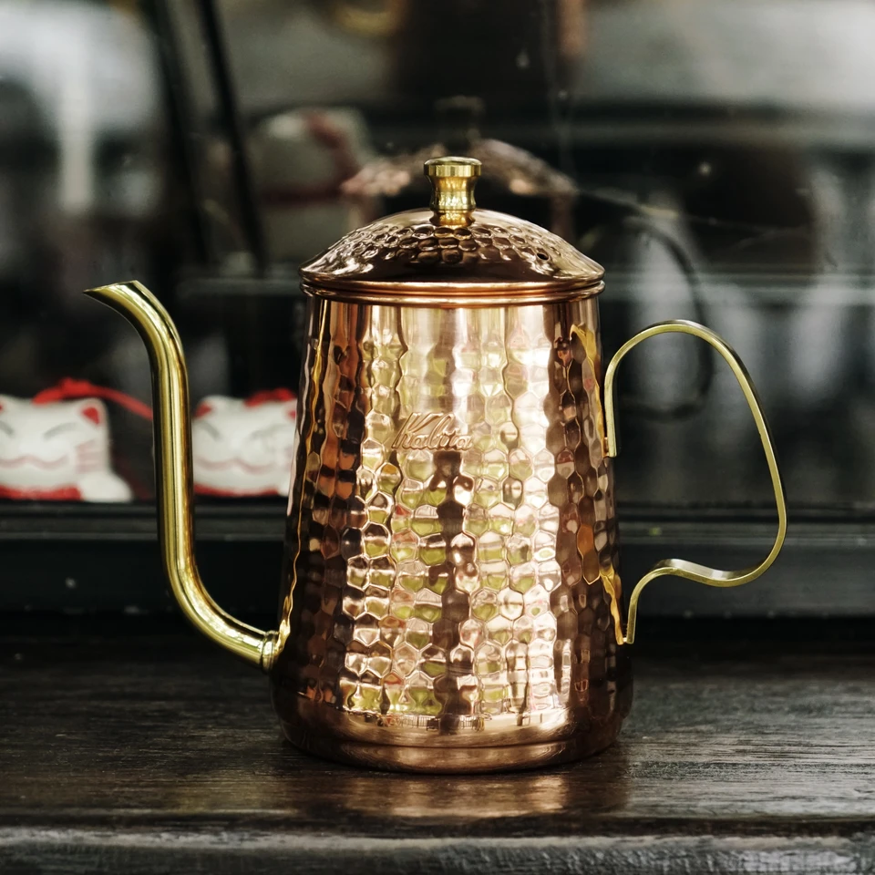 美！銅製ハンマードやかん ブロンズ キッチン・日用品・その他 銅製ハンマードやかん