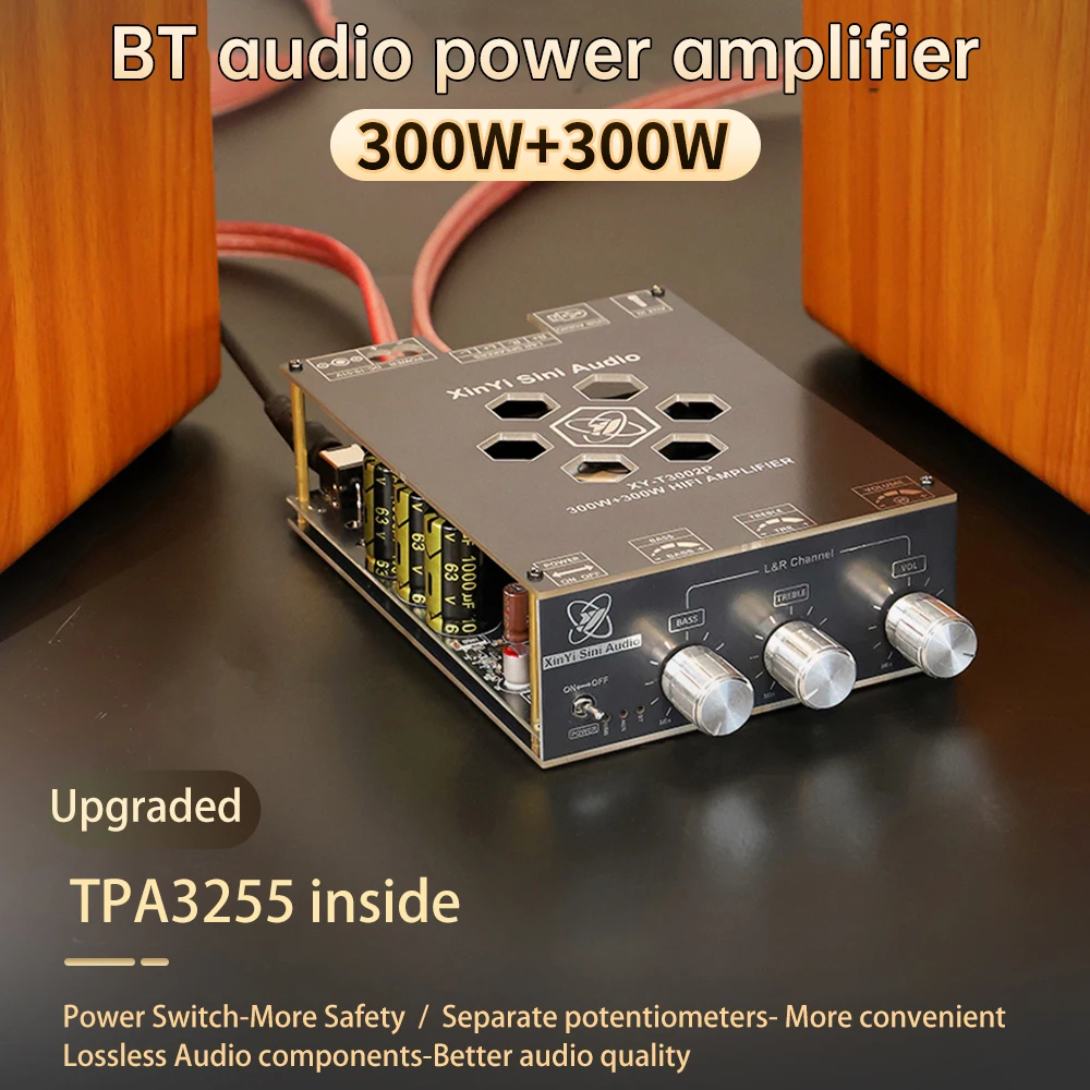 T3002P upgraded version 300WX2 Bluetooth digital amplifier board