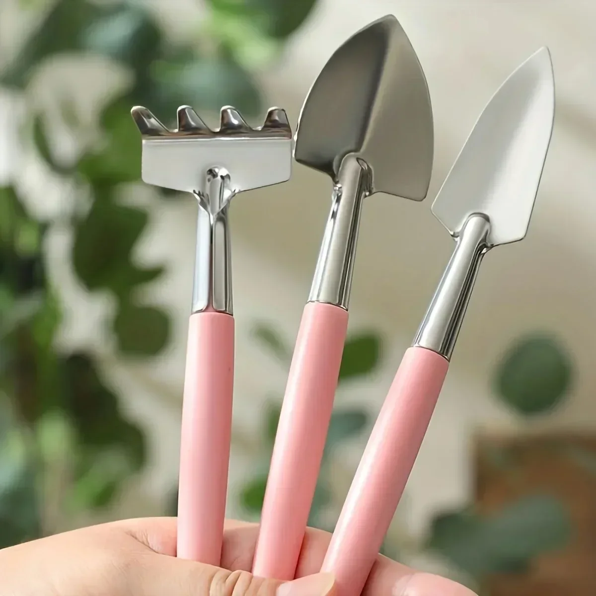 Gardening Tool Flower Rake Wooden Grasp Gardening Scoop Hardwood