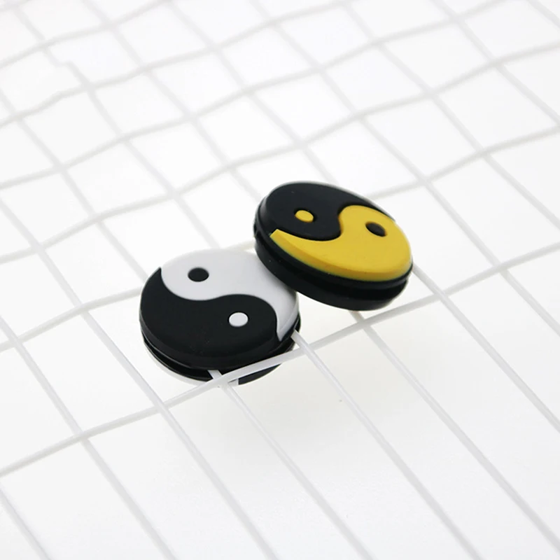 Circle Tennis Racket Shockproof Absorber Anti-vibration Tennis Racket Dampener Accessories Anti-vibrators