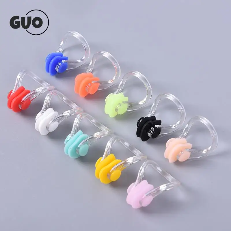 

10*Reusable Soft Silicone Swimming Nose Clip Comfortable Diving Surfing Nose Plugs For Adults Children Pool Supplies Accessories
