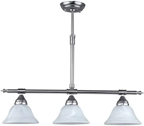 

IPL133BPT LTD IPL133BPT Athena 3 Light Pendant Brushed Pewter