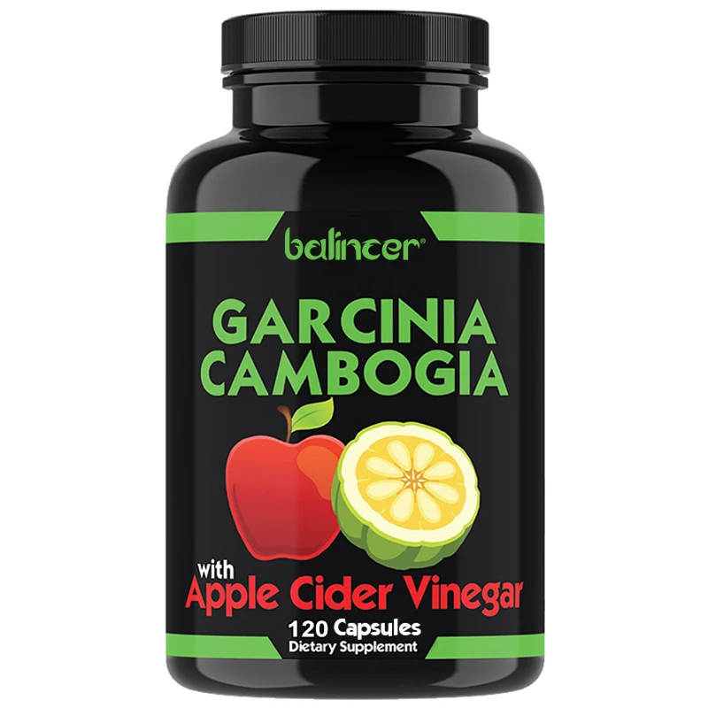 Garcinia Cambogia and Apple Cider Vinegar Weight Loss Supplement-Keeps you full, suppresses appetite, and improves metabolism