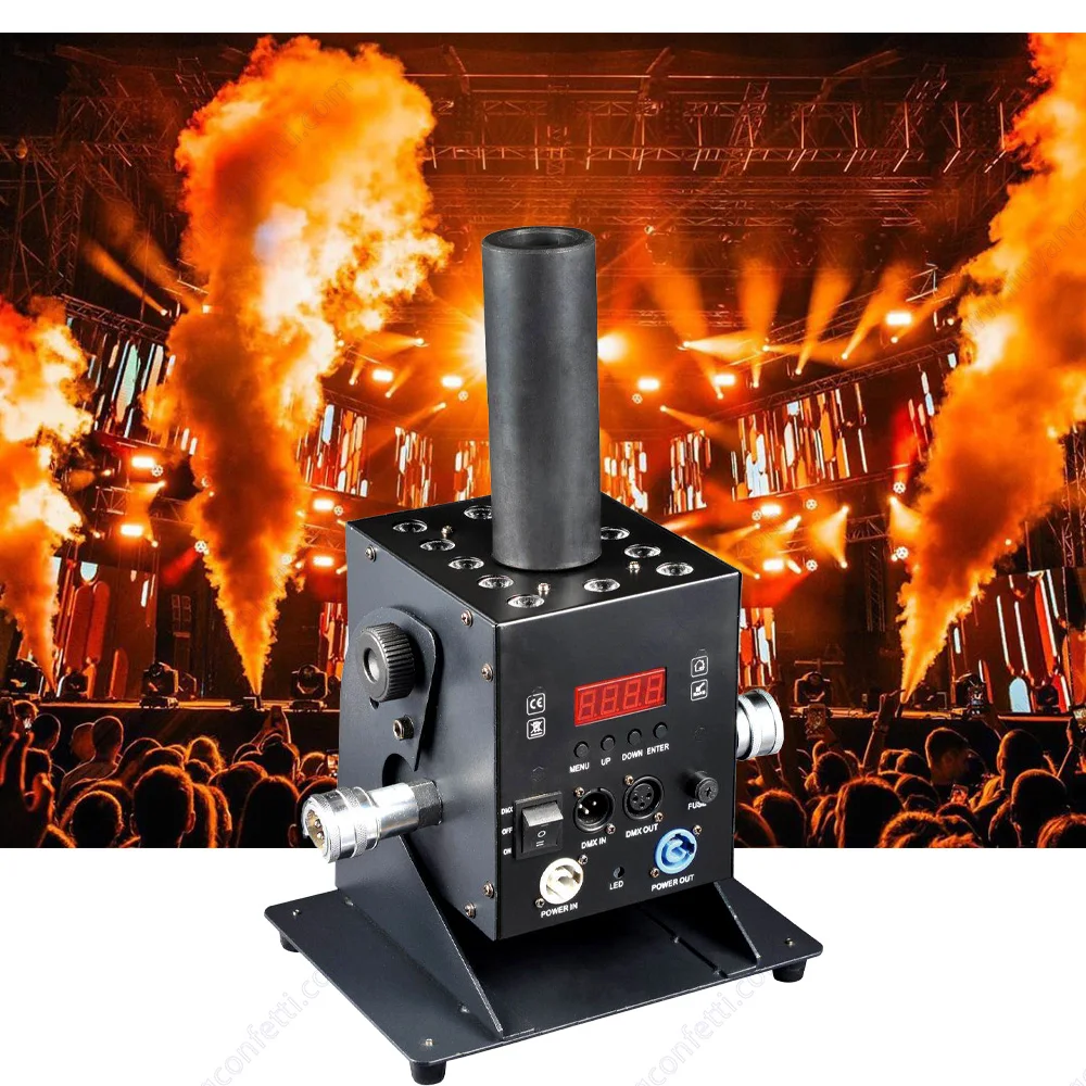 Dmx Stage Special Effects 12*3w Rgb 3in1 Co2 Jet Machine Dmx512 Led Smoke Fog Wedding Event Party Light Dj Disco Nightclub FX