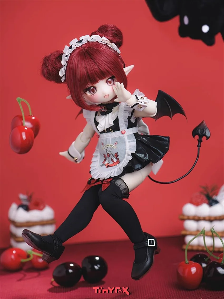 

[Spot goods]TinyFox Official 1/6 doll 《Devil Cherry》 bjd girl doll MJD 6 points 2 dimensional doll