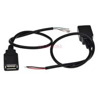 30cm/100/200cm  Power Supply Cable USB 2.0 A Female Male 2/4 Pin Wire Jack Charger Charging Cord Extension Connector DIY 5V Line - Image 3