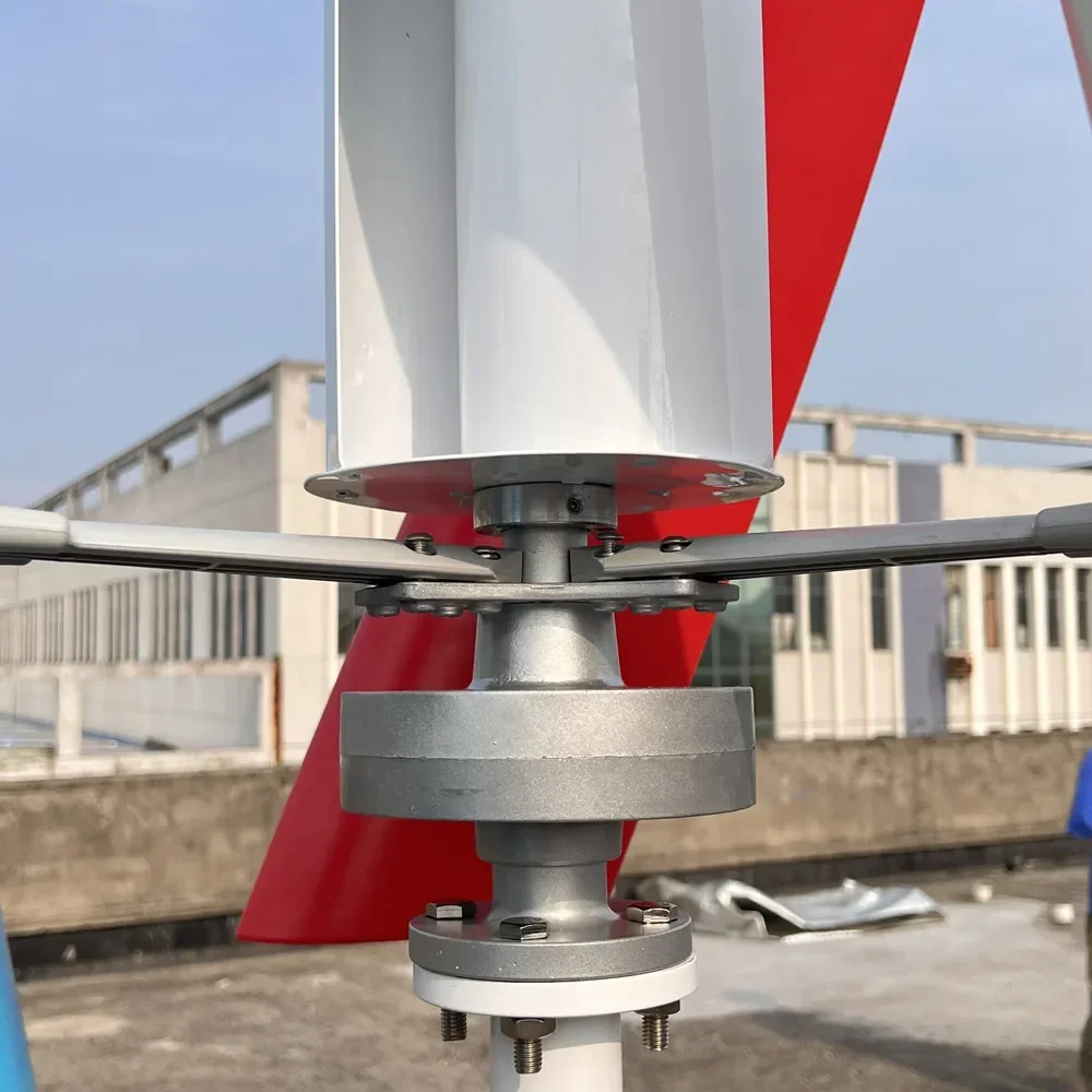 ping Wind Turbine 3000W 5000W 6000W 48V Vertical Generator Permanent Magnet Suspension Low Wind Start Household Control