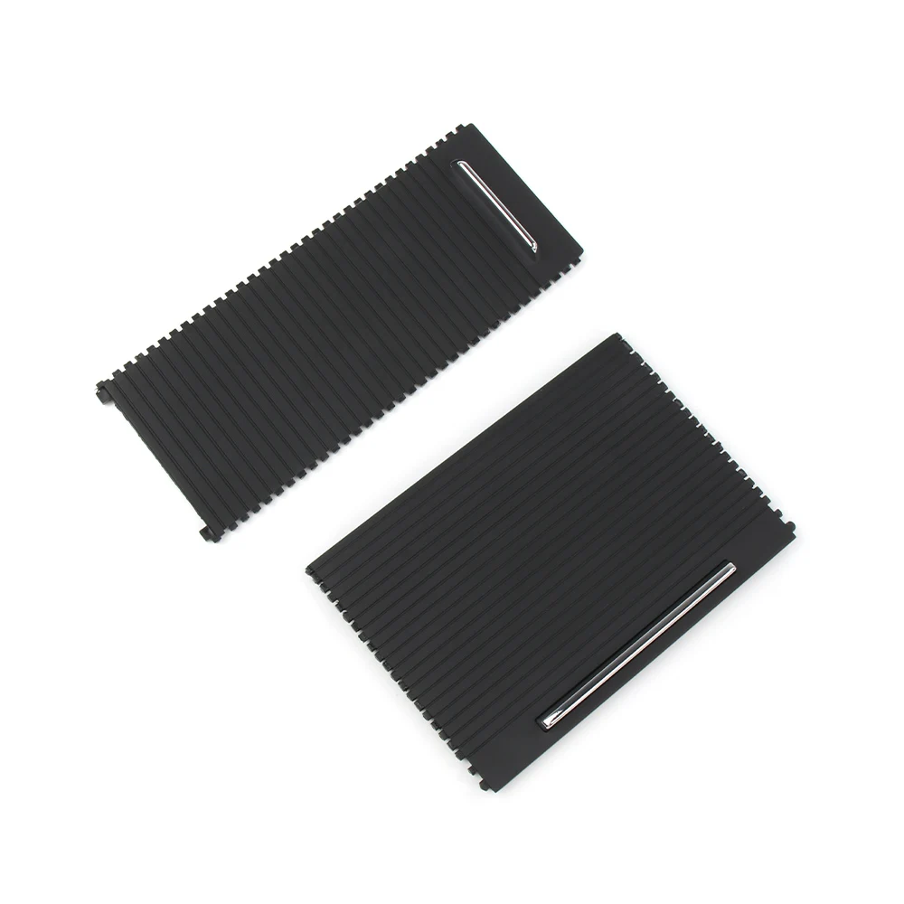 Interior Car Center Console Drink Cup Water Holder Roller Shutter Blind Cover Plate For Skoda Superb 2009- 3T08625319B9