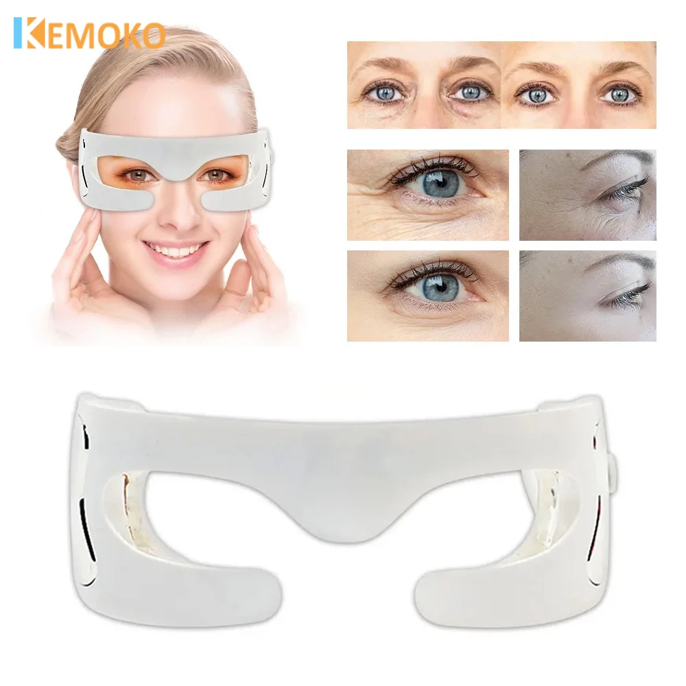 EMS Eye Relax Massager Anti Wrinkle Hot Eye Massage Anti Aging Eye Wrinkles Dark Circles Remover Skin Tightening Beauty Device