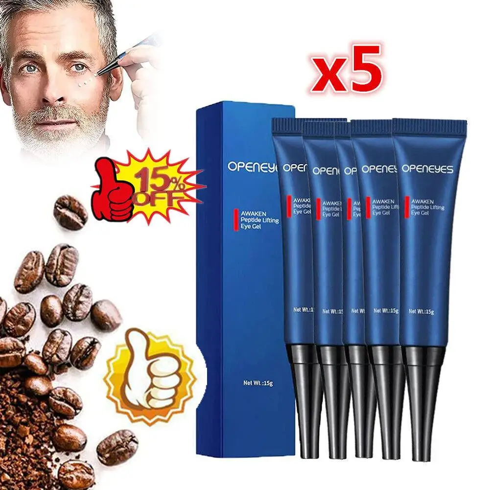 5XMenEyeCreamHyaluronateCoolEyeGelMoisturizingUnderEyeCream
