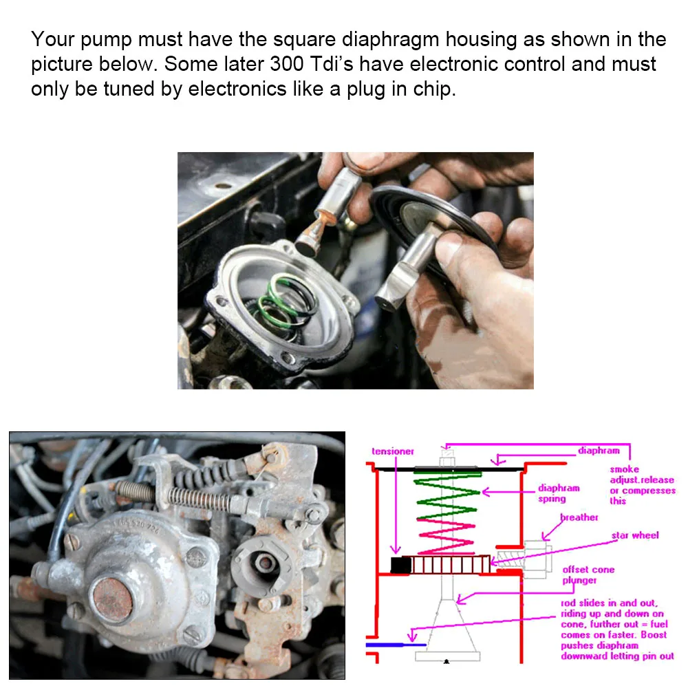 Land Rover Defender Discovery Range Rover 200 300 Tdi Tuning Fuel Boost Pin car fuel boost pin