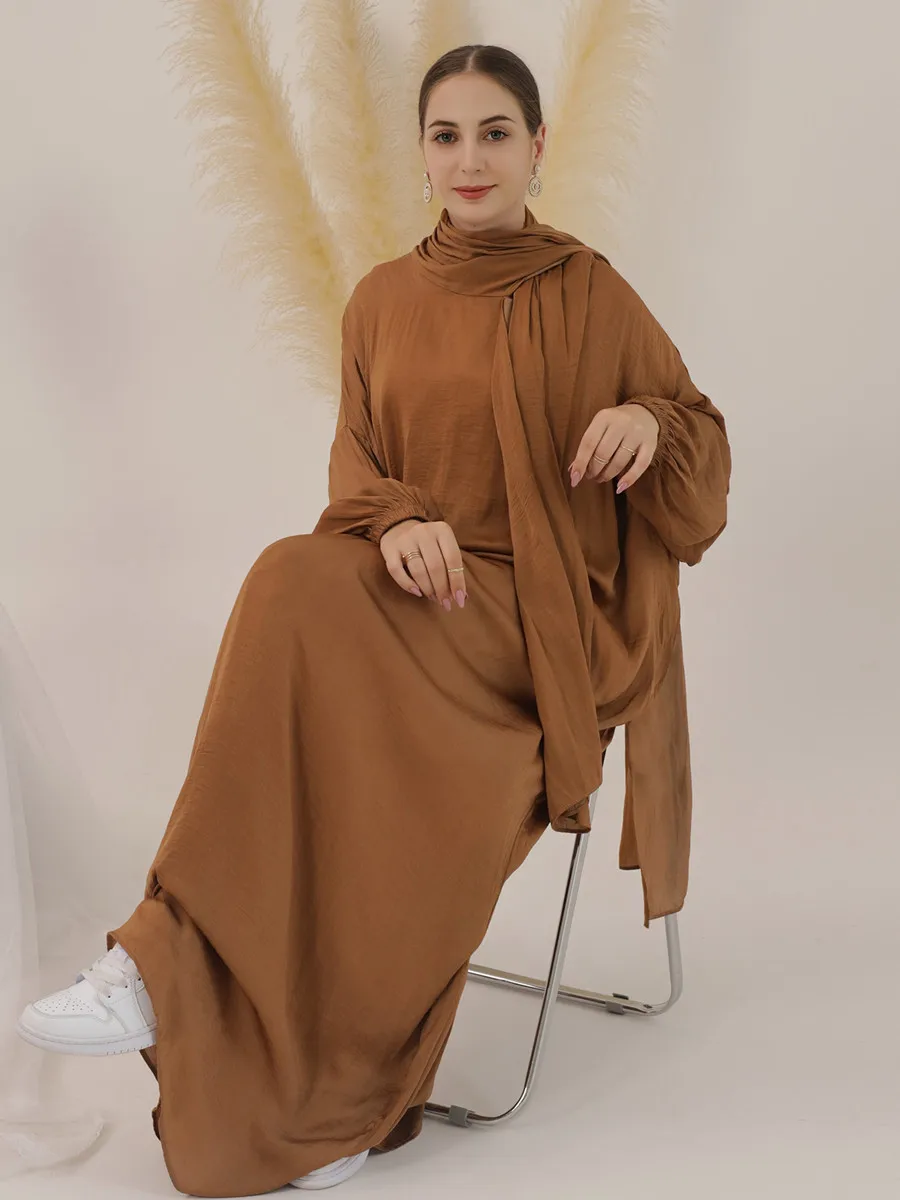 

New Muslim Turkey Women Dubai Abaya Hijab Dress Ramadan Robe Femme Musulmane African Islam Clothing Kaftan Evening Long Dresses