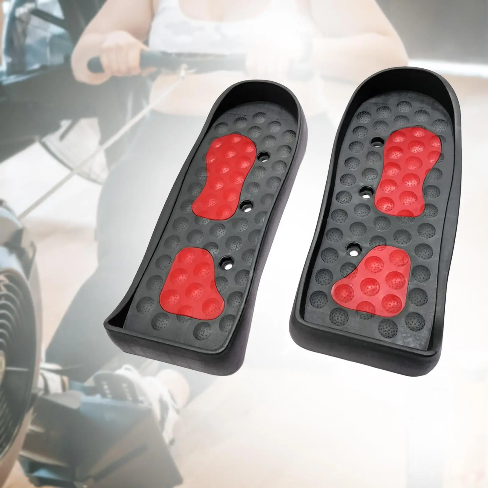 

2Pcs Elliptical Trainer Pedals Exerciser Stepper Replacement Devices Fitness