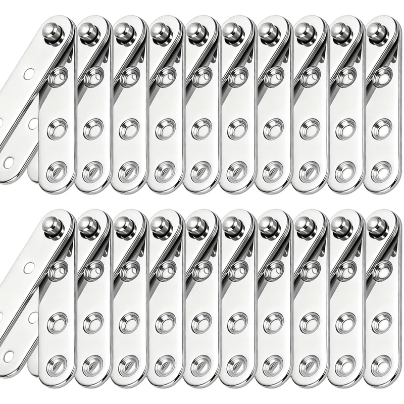 Easy Install 360° Rotating Stainless Steel Invisible Door Hinge
