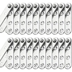 Easy Install 360° Rotating Stainless Steel Invisible Door Hinge (20 PCS)