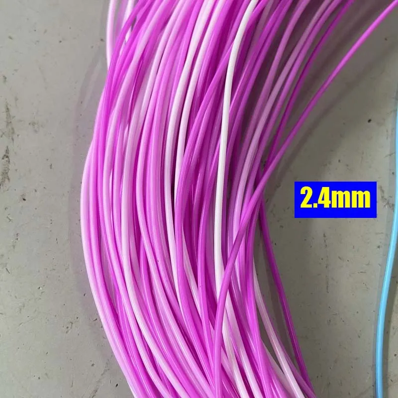Rattan Cane Weaving Material Rattan Weaving Material 10 Meters Plastic Rattan Material For Weave Round/Flat PE Synthetic Cane Rope For Knit Repair Chair Basket Table Sofa Diy Crafts