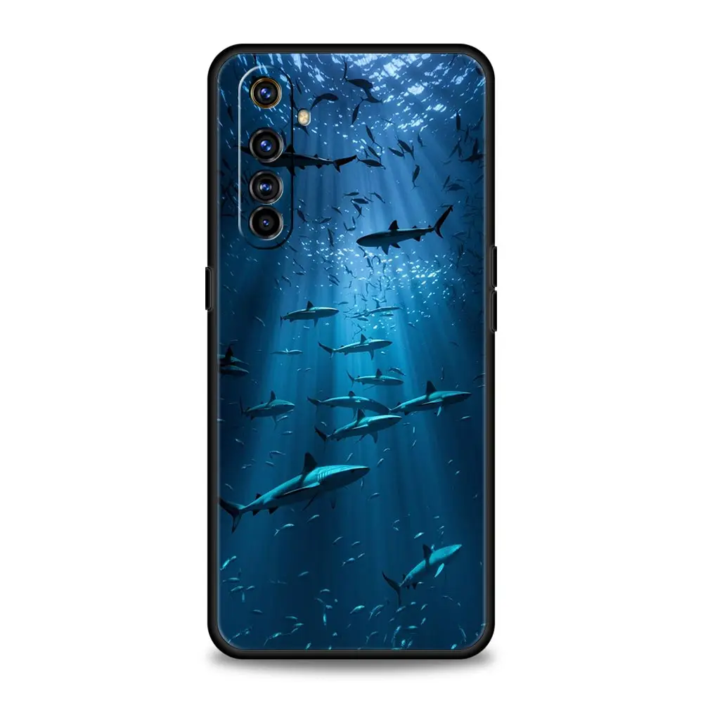 Shark-Themed Protective Phone Case Cover