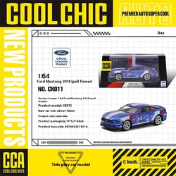 Gulf Edition 1:64 Porsche 918 Spyder Alloy Miniature Toy Car (Ford Mustang)