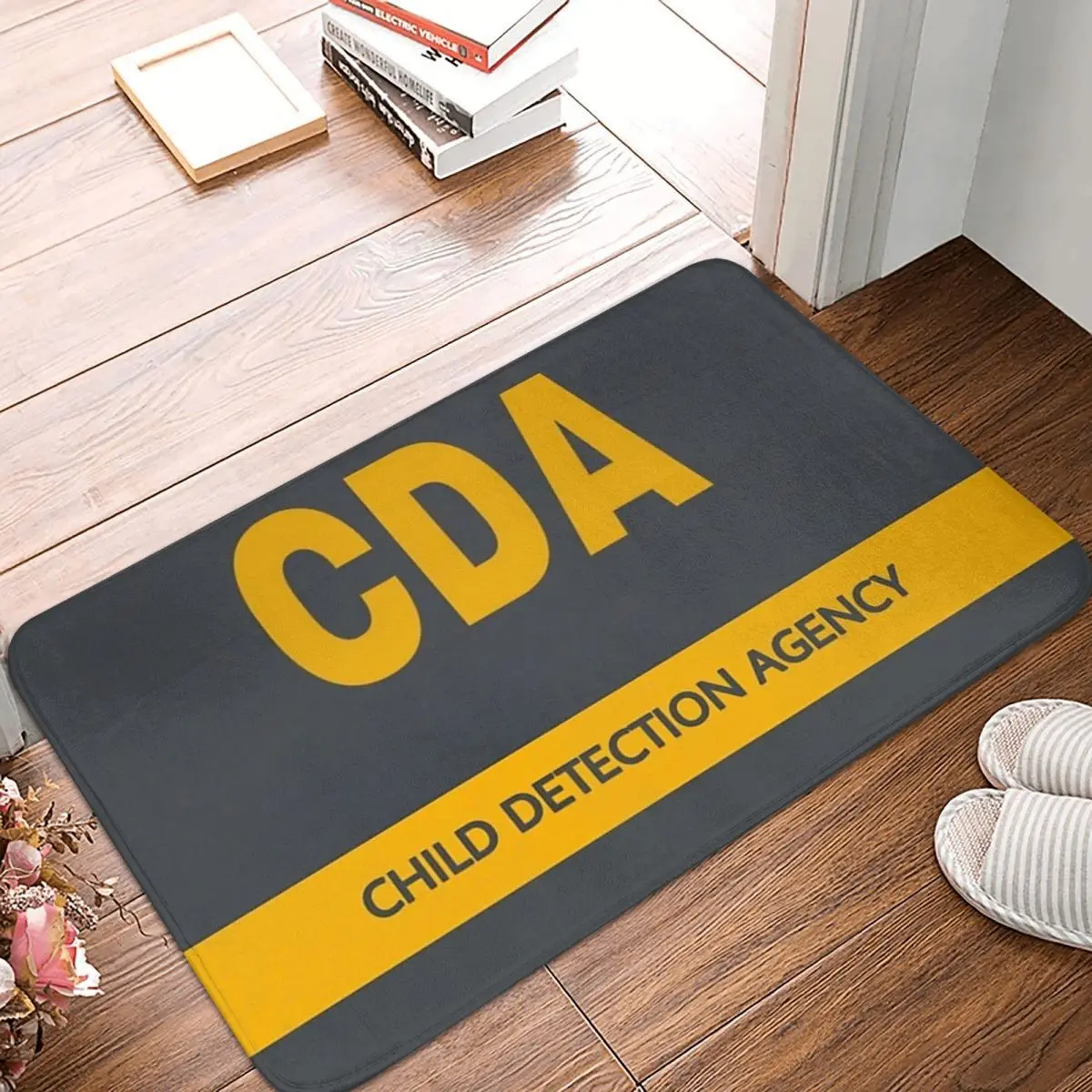 

Monsters Inc. CDA (Child Detection Agency) Doormat Rug Carpet Mat Footpad Polyester Non-slip Cushion Entrance Kitchen Bedroom