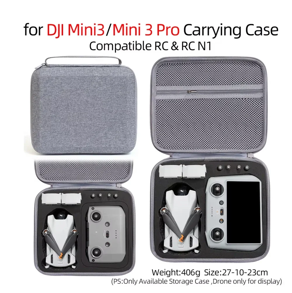 Portable Storage Bag for Drone Remote Controller with Carrying Case