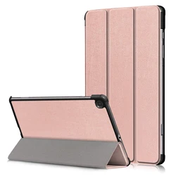 Premium Ultra Slim Shockproof Tablet Case - PU Leather 10.4 Protective Cover (Rose gold)