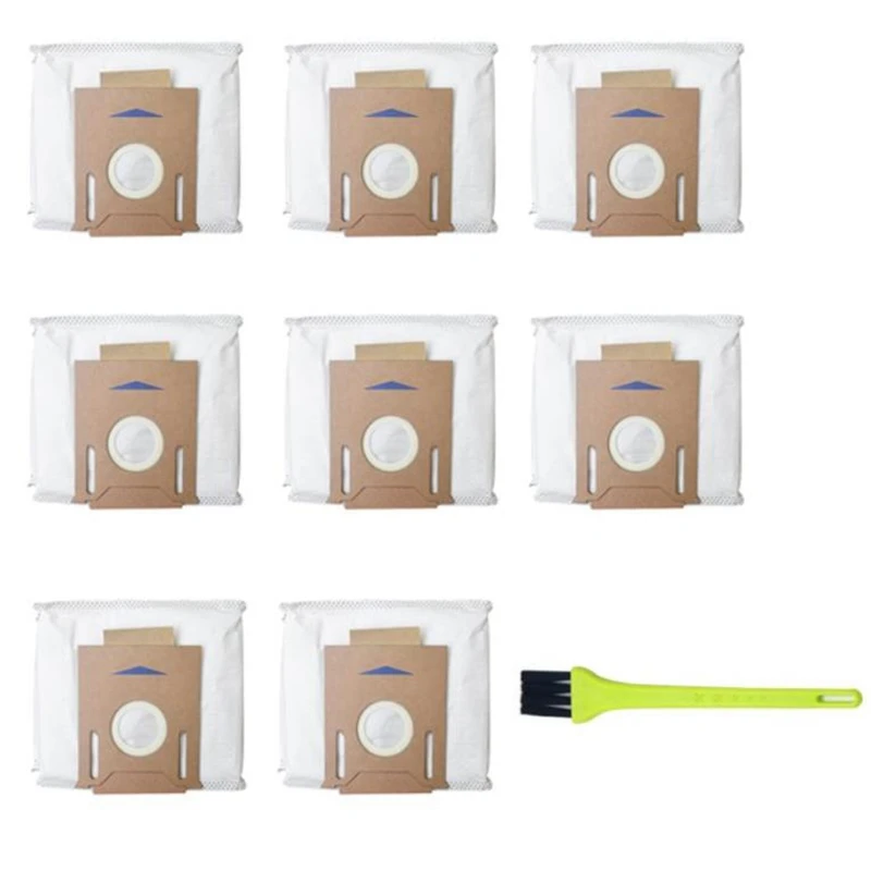 

8 Pcs Replacement Vacuum Dust Bags Disposable Dust Bags For Ecovacs DEEBOT OZMO T8 AIVI T8 Max And T8 Series DX93,Etc