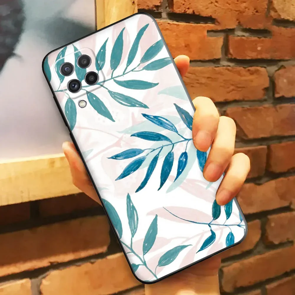 Geometric Silicone Soft Protective Case for Samsung Galaxy A22 - 4G/5G Models
