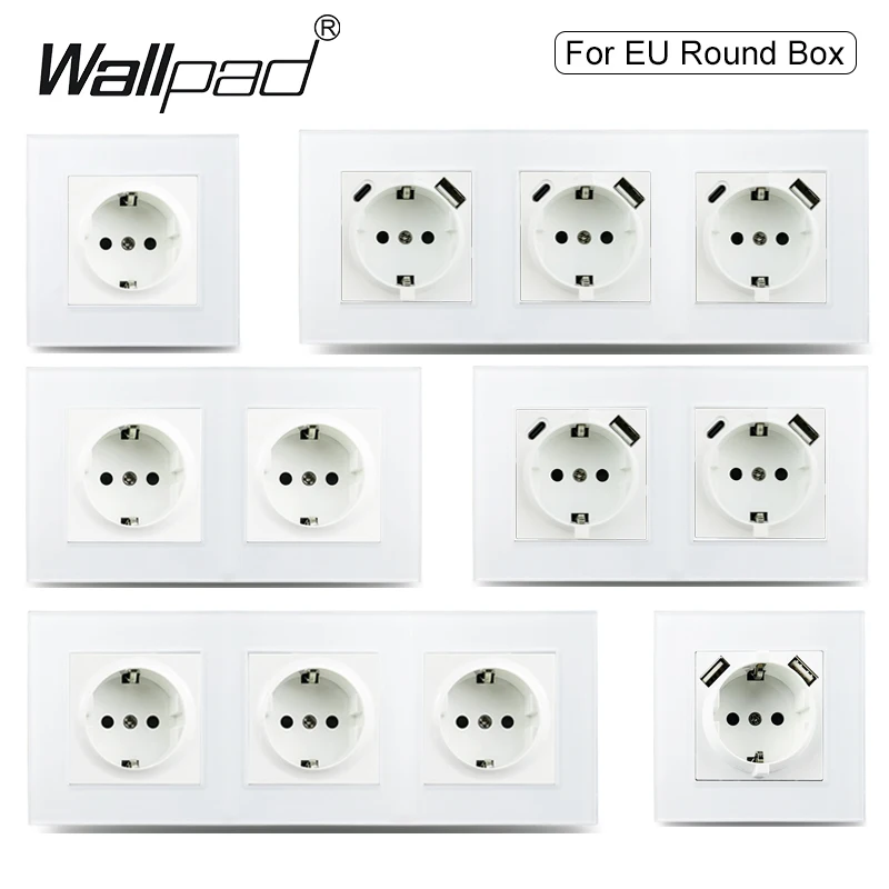 wallpad-eu-standard-usb-type-c-power-socket-switch-crystal-panel-double