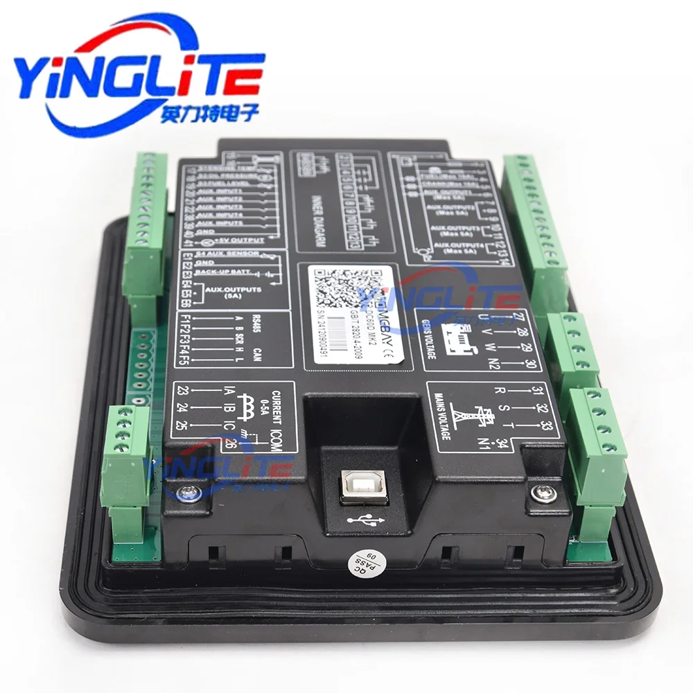 Mebay DC60D DC62D 디젤 발전기 컨트롤러 Genset 매개 변수 모니터링 용 LCD 제어판 DC60DR DC62DR