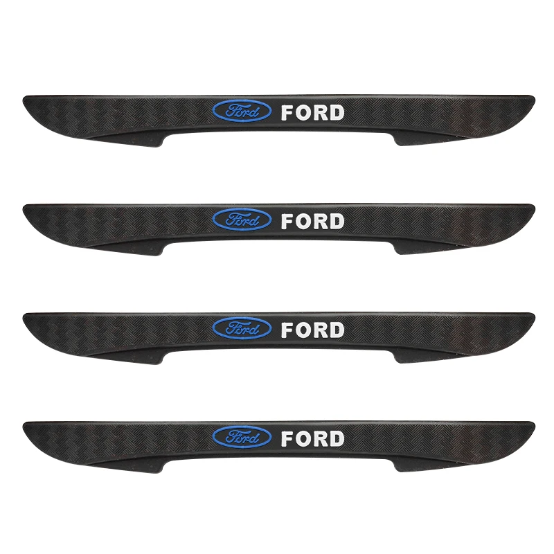 4pcs Car Door Edge Protector Stickers Anti-Collision Guard Strip Set