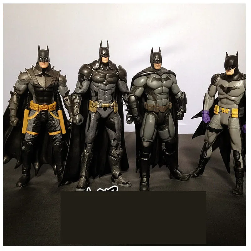 Genuine D-C Batmans Aquamans Arkham Knight Shf Action Figure Model Toys Super Heroes Figures Bambole Da Collezione Regalo Di Compleanno
