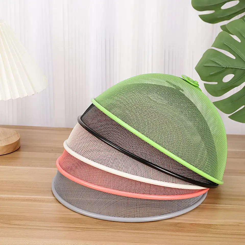 Rundes Lebensmittel Abdecknetz 30cm - Klappbarer Schutz Für Speisen In Küche & Garten