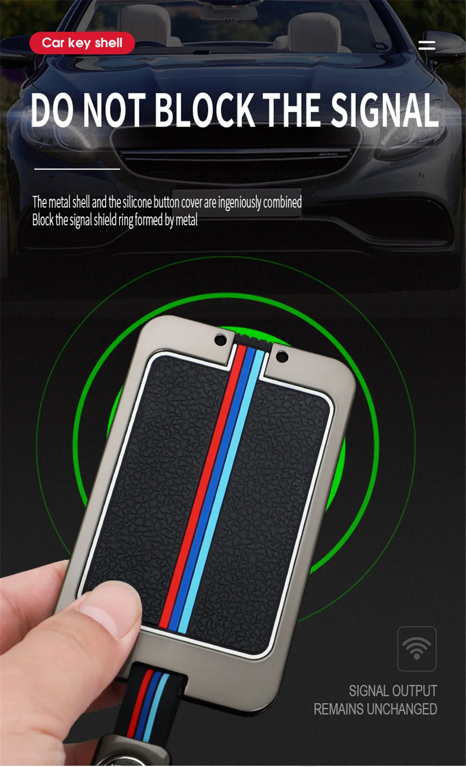 Custodia portachiavi per auto borsa portachiavi per Bmw 1 3 5 7 serie X1 X3 X5 X6 X7 F30 G20 F34 f31 G30 G01 F15 G05 I3 M4 accessori per lo Styling dell'auto - S10013f00cda945e2b90722f3cf3882a8n