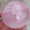 1pcNatural Rose Quartz ball Crystal Reiki Healing home office decorative craft gifts 2