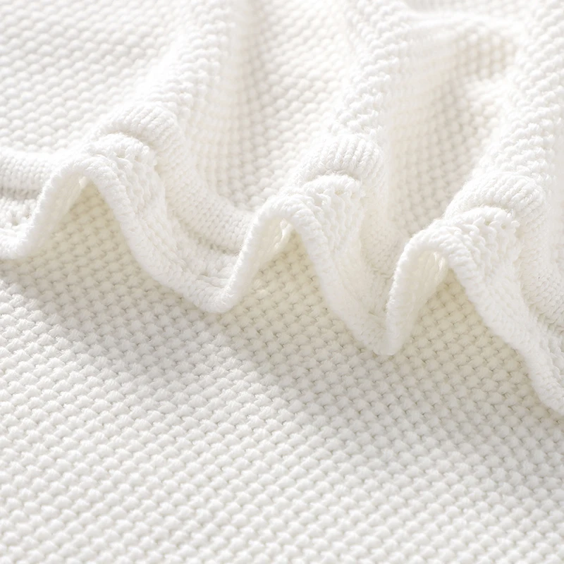 Baby Blankets for Newborn Cotton Dual-Use Stroller Nursery Crib Cuddle Soft Comfortable Infant Boy Girl Bedding Cellular 90*70cm