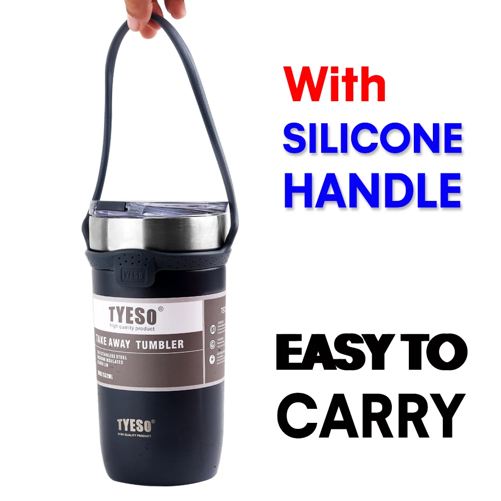 Tumbler With Handle And Straw Lid Insulated Reusable Stainless Steel Water  Bottle Travel Mug Iced Coffee Cup Travel Mug For Hot And Cold Beverages  Tumbler With Handle - Temu