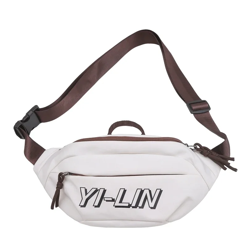 thumbnail image 1 of Riñoneras clásicas de nailon con cremallera para mujer, bolsos elegantes e informales de alta calidad para jóvenes, 2024, 1 of 5
