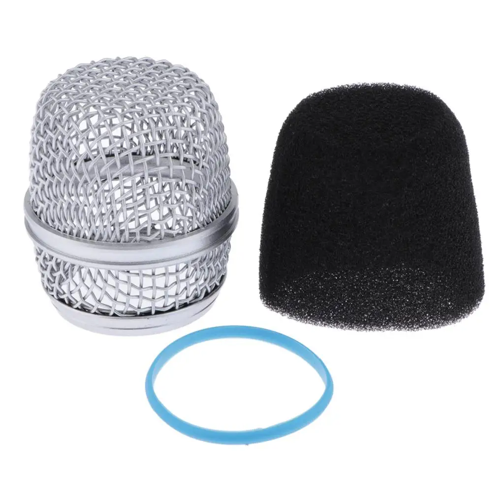Microphone Replacement Head Steel Mesh Handheld Microphone Grill Mesh Head Fits Shure Beta 57A 58A 87A wireless microphone acoustic microphone pickup