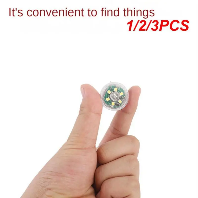 1/2/3Pcs New Universal Car Mini Led Touch Switch Light Led Touch Sensor Book Lights Lampade Di Emergenza Rotonde Luce Interna Per Auto