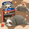 Dog Christmas Gift Forest Sloth Puppy Heartbeat Toy for Stress Relief and Soothing, Sleep Aid Crate Training Puppy Toys 1