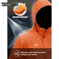 TACVASEN-Vestes Légères pour Homme, Doublure en Maille, Imperméable, Veste de Pluie, Pêche en Plein Air, Randonnée, Coupe-Vent Homme, Printemps, Automne 2