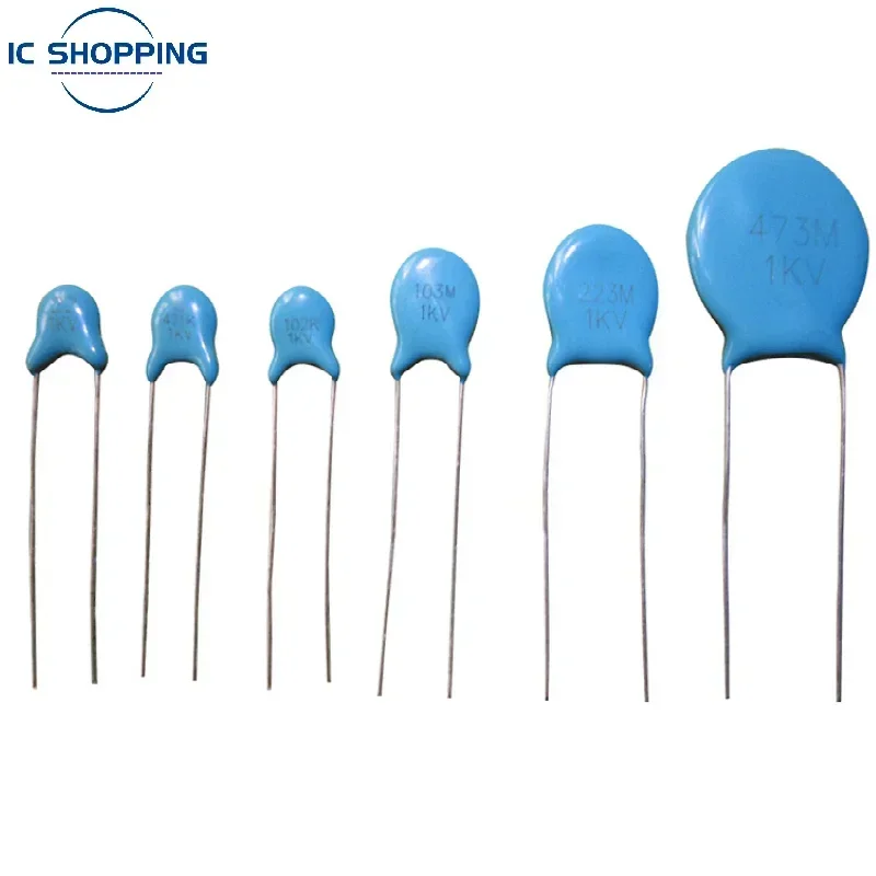 20 Pezzi Di Condensatori Ceramici 2KV 3.3nF (332) Per Riparazioni Elettroniche E Fai Da Te